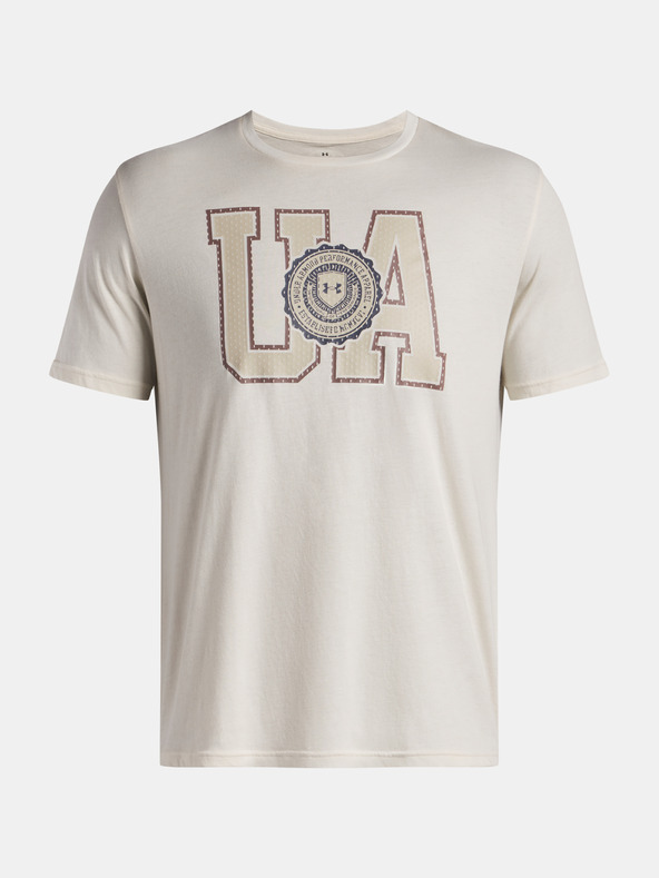 Under Armour Pánské tričko Under Armour UA COLLEGE CREST LOGO SS-BRN