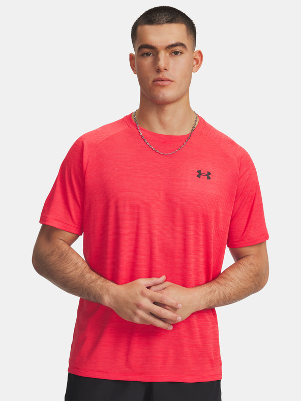 Under Armour Pánské tričko Under Armour UA Tech Textured SS-RED