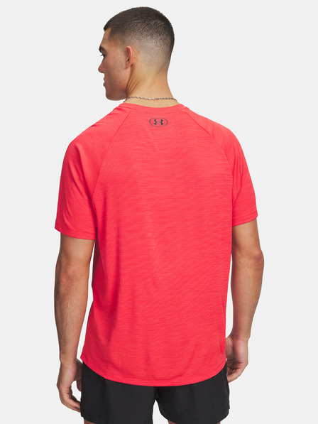 Under Armour Pánské tričko Under Armour UA Tech Textured SS-RED