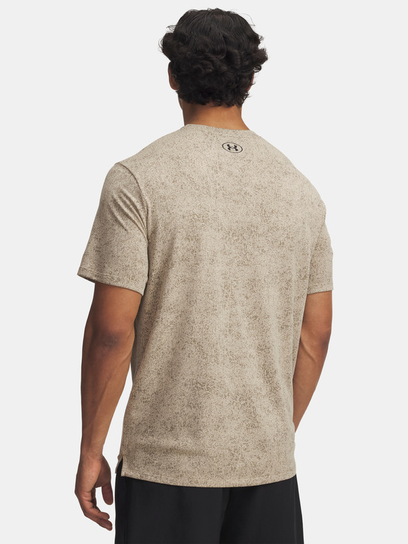 Under Armour Pánské tričko Under Armour UA Tech Tee Pixelate-BRN
