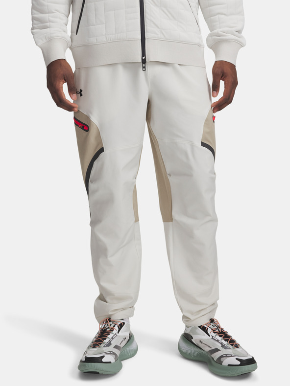 Under Armour Pánské sportovní kalhoty Under Armour UA Unstoppable Cargo Pant-WHT