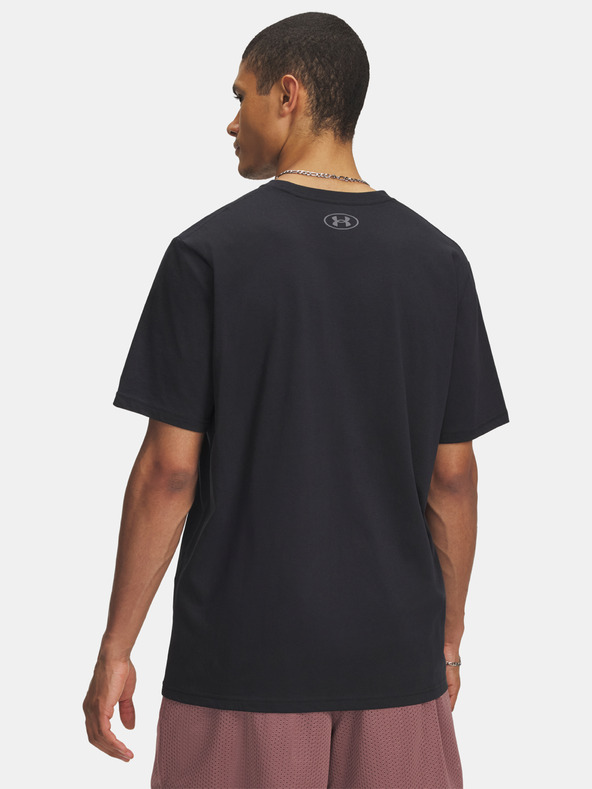 Under Armour Pánské tričko Under Armour UA TRIPLE STACK LC LOGO SS-BLK