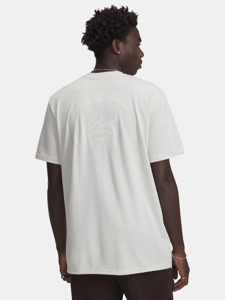 Under Armour Pánské tričko Under Armour Curry Verbiage Tee 2-WHT