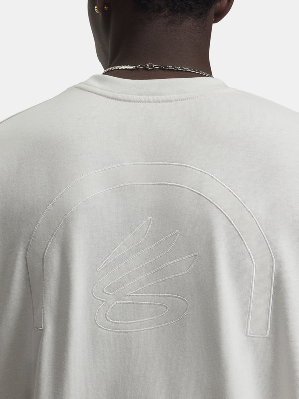 Under Armour Pánské tričko Under Armour Curry Verbiage Tee 2-WHT