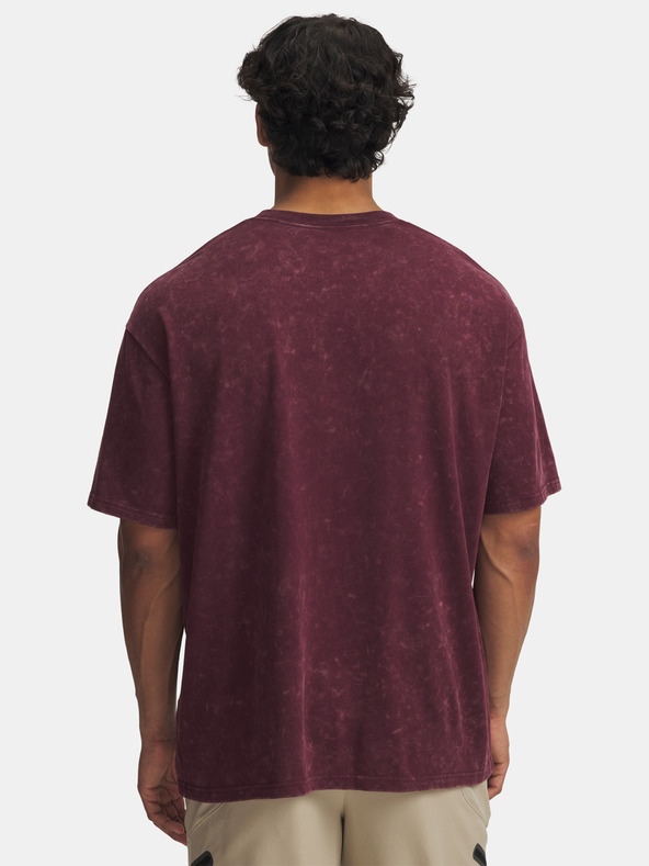 Under Armour Pánské tričko Under Armour UA M HW OS LOGO WASH SS-RED