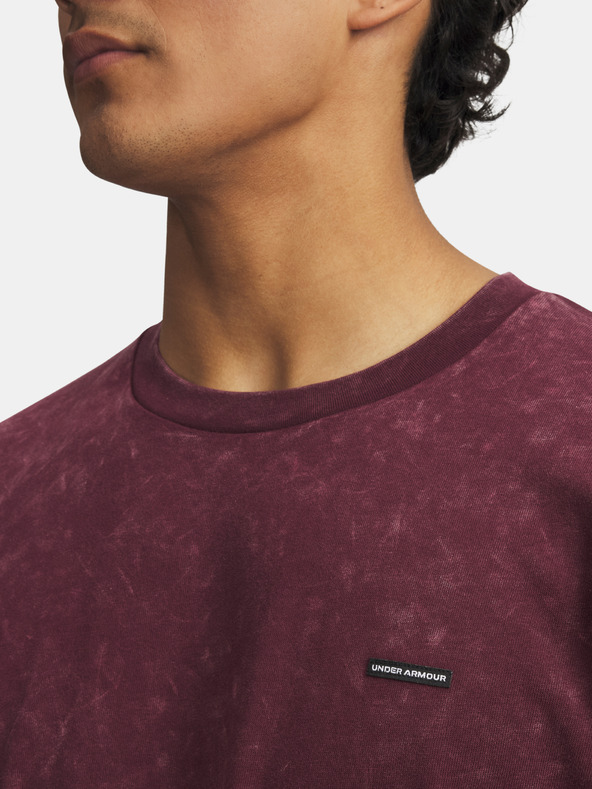 Under Armour Pánské tričko Under Armour UA M HW OS LOGO WASH SS-RED