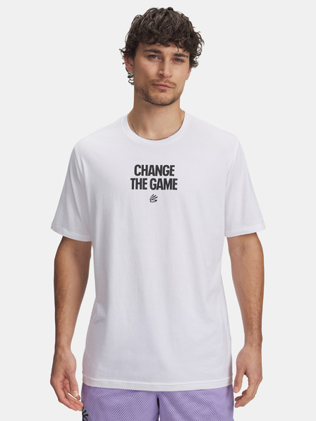 Under Armour Pánské tričko Under Armour Curry Playable Tee 1-WHT