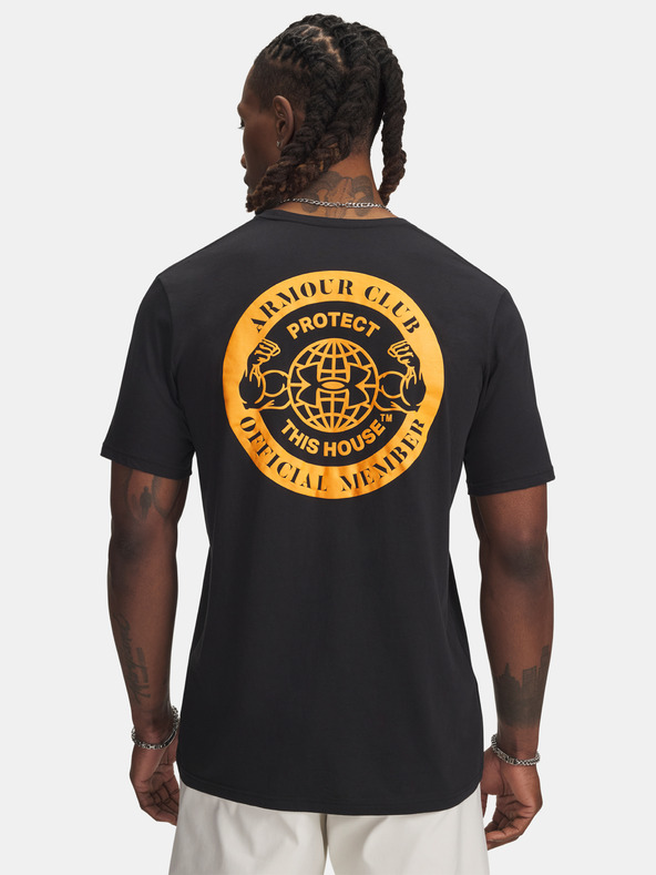 Under Armour Pánské tričko Under Armour UA ARMOUR CLUB SS-BLK