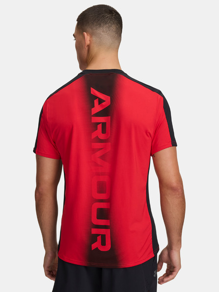 Under Armour Pánské tričko Under Armour UA HG Wordmark SS-RED