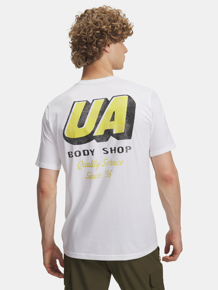 Under Armour Pánské tričko Under Armour UA 60/40S BODY SHOP SS-WHT