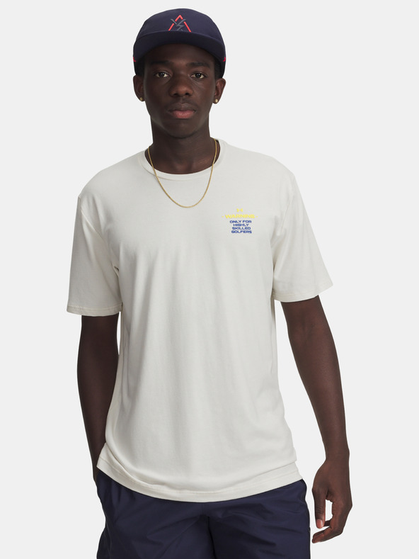 Under Armour Pánské tričko Under Armour UA Golf Warning SS-BRN