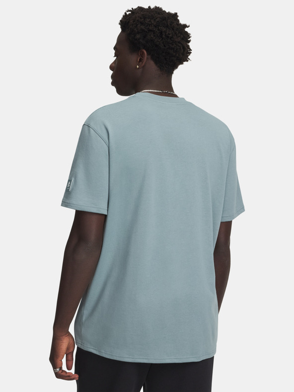 Under Armour Pánské tričko Under Armour Curry Verbiage Tee 1-GRN