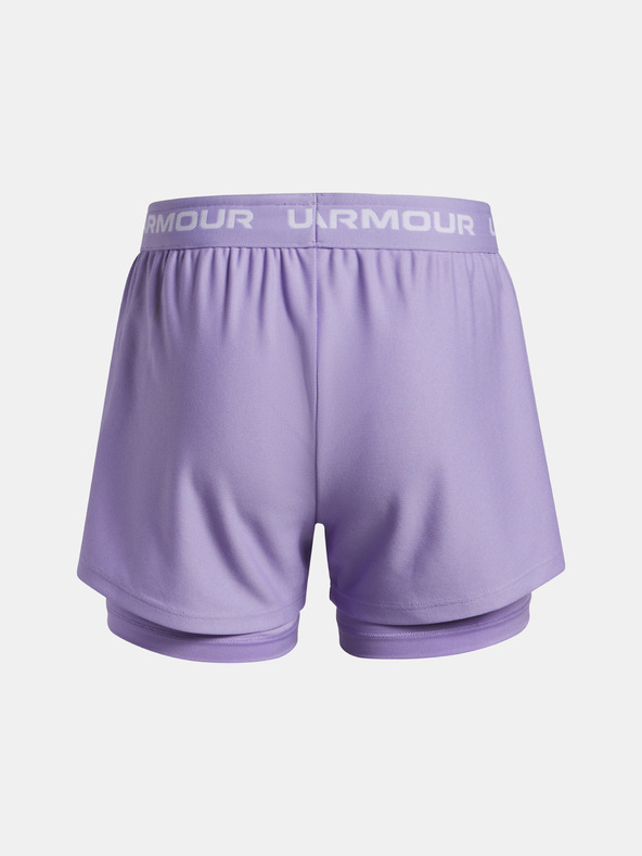 Under Armour Dívčí kraťasy Under Armour UA Tech Play Up 2n1 Short-PPL