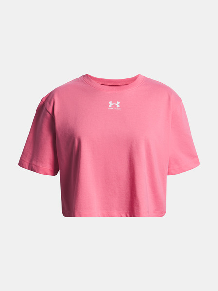 Under Armour Dívčí tričko Under Armour UA Rival SS-PNK