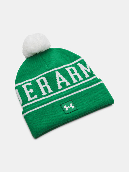 Under Armour Pánská čepice Under Armour M Halftime Pom Beanie-GRN