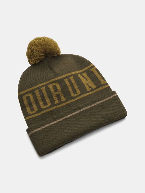 Under Armour Pánská čepice Under Armour M Halftime Pom Beanie-GRN