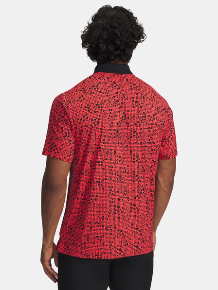Under Armour Pánské tričko Under Armour UA Drive Chill Printed Polo-RED