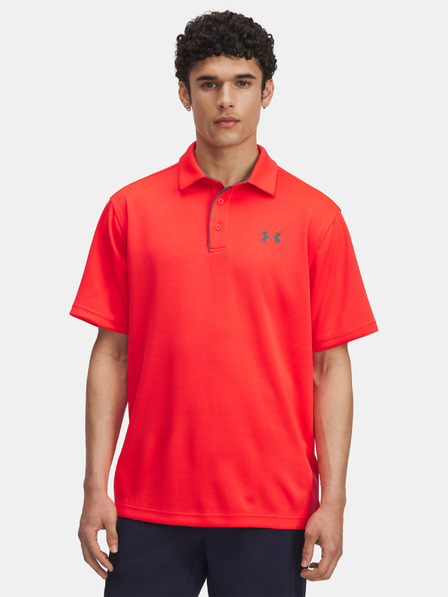 Under Armour Pánské tričko Under Armour Tech Polo-RED
