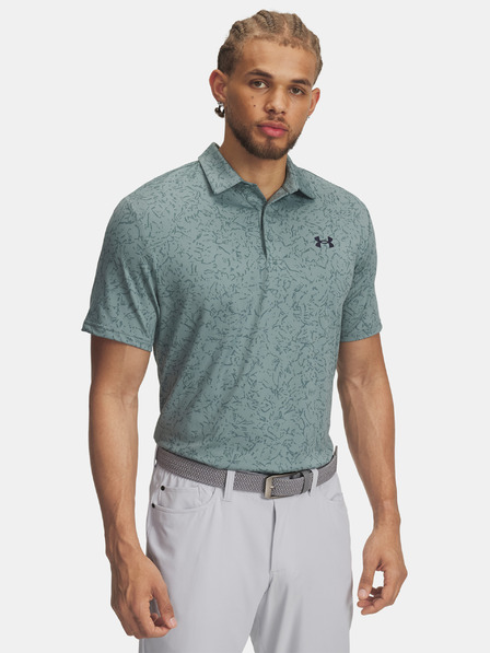 Under Armour Pánské tričko Under Armour UA Playoff 3.0 Printed Polo-GRN