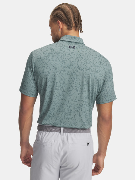 Under Armour Pánské tričko Under Armour UA Playoff 3.0 Printed Polo-GRN
