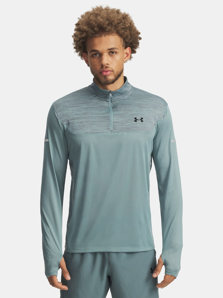 Under Armour Pánské tričko Under Armour UA Tech Utility 1/4 Zip-GRN