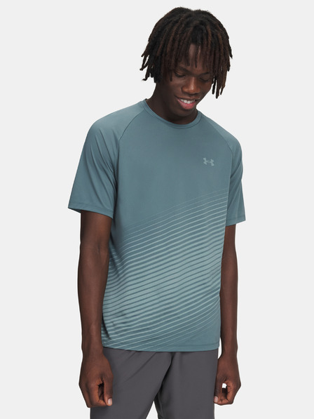 Under Armour Pánské tričko Under Armour UA Tech Fade SS-BLU