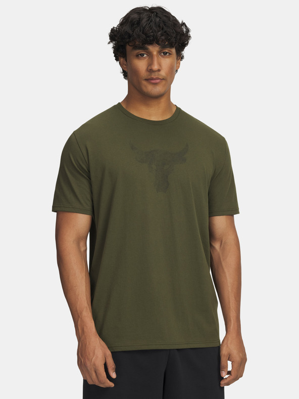 Under Armour Pánské tričko Under Armour UA Pjt Rck Brahma Bull SS-GRN