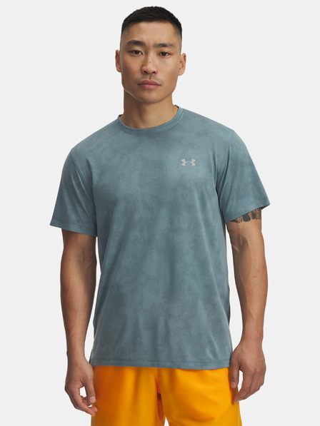 Under Armour Pánské tričko Under Armour UA Launch Camo SS-GRN