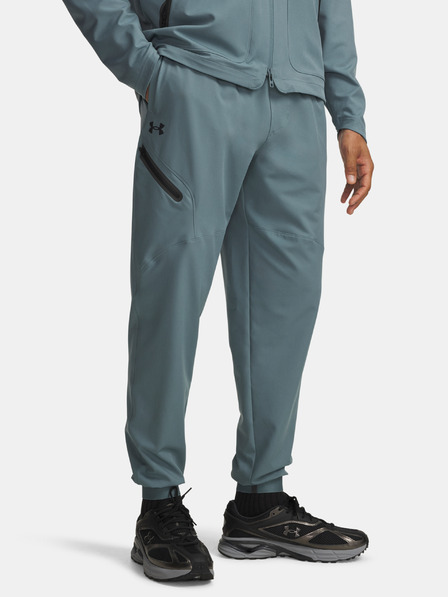 Under Armour Pánské tepláky Under Armour UA Unstoppable Woven Jogger-BLU