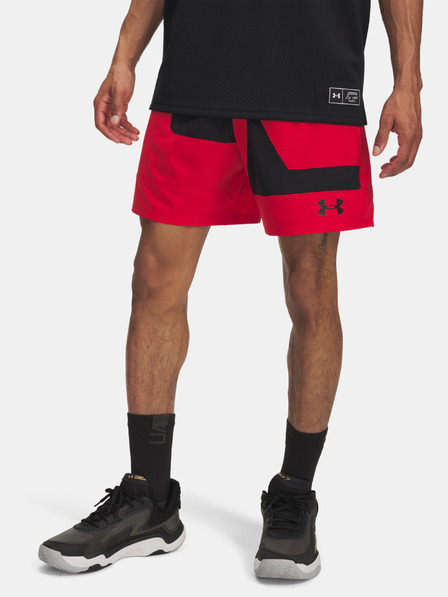 Under Armour Pánské kraťasy Under Armour UA M Zone 7in Wvn Short Grphc-RED