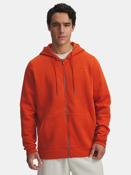 Under Armour Pánská mikina Under Armour UA Icon Fleece FZ Hood-ORG