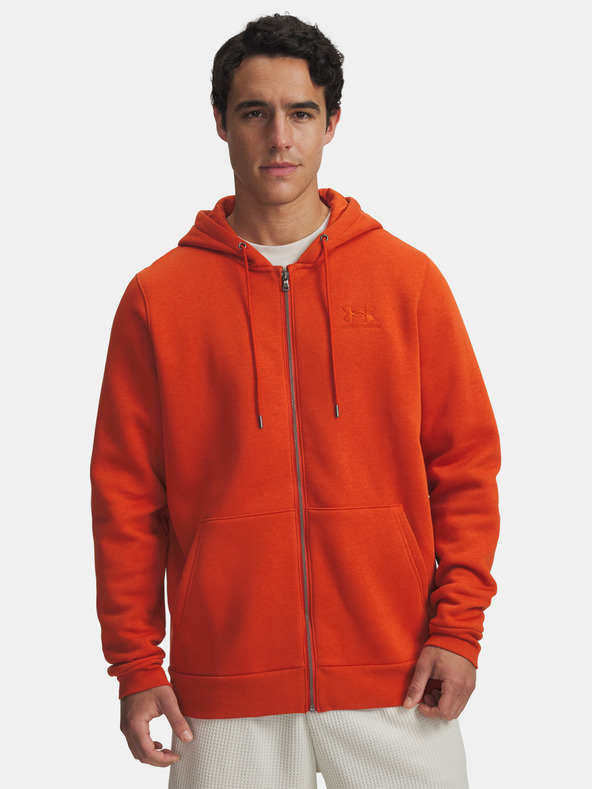Under Armour Pánská mikina Under Armour UA Icon Fleece FZ Hood-ORG