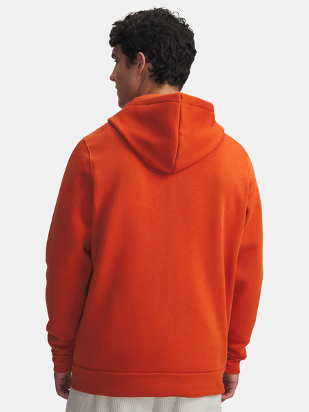 Under Armour Pánská mikina Under Armour UA Icon Fleece FZ Hood-ORG