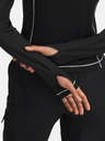 Under Armour Dámské tričko Under Armour UA ColdGear Textured 1/2 Zip-BLK
