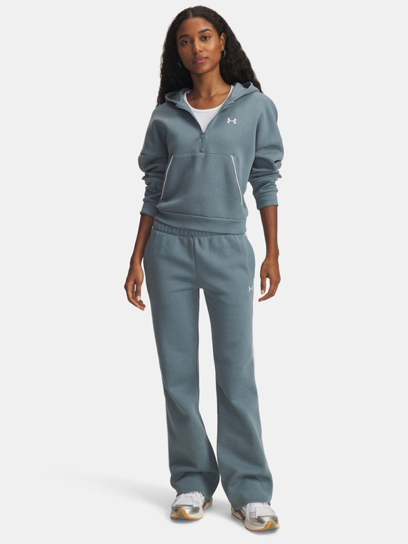 Under Armour Dámské sportovní kalhoty Under Armour UA Rival Flc Piped Pant-BLU