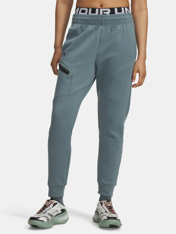 Under Armour Dámské tepláky Under Armour Unstoppable Flc Jogger-BLU
