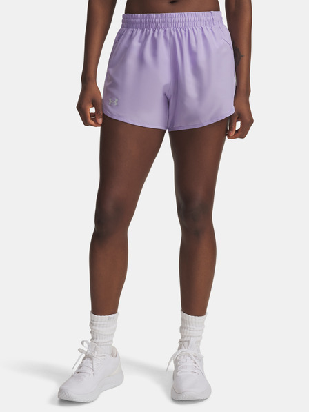 Under Armour Dámské kraťasy Under Armour UA Fly By 3'' Shorts-PPL