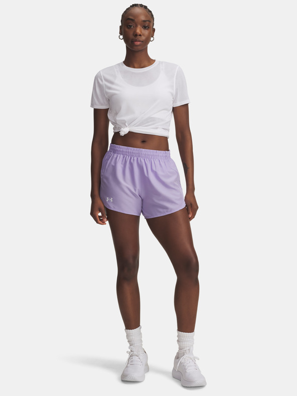 Under Armour Dámské kraťasy Under Armour UA Fly By 3'' Shorts-PPL
