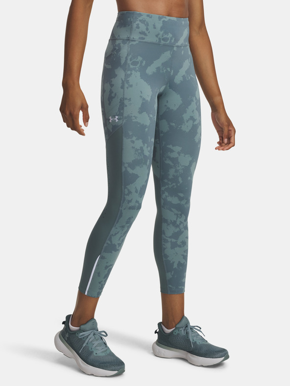 Under Armour Dámské legíny Under Armour UA Launch Ankle Print Tights-BLU