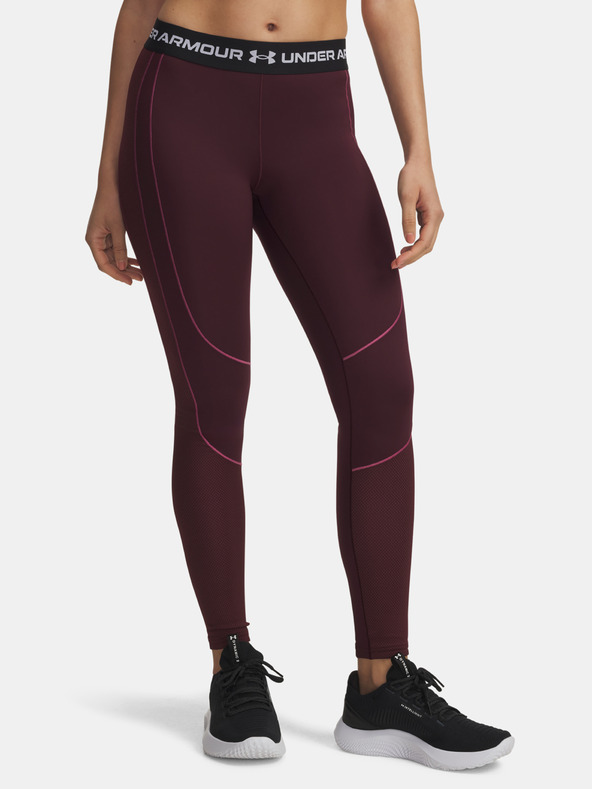 Under Armour Dámské legíny Under Armour UA ColdGear Textured Legging-RED