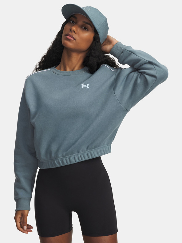 Under Armour Dámská mikina Under Armour UA Rival Fleece Piped Crew-BLU