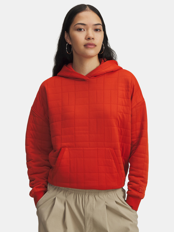 Under Armour Dámská mikina Under Armour Unstoppable Flc Txtr Hoodie-ORG