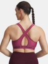 Under Armour Dámská podprsenka Under Armour Crossback Mid Bra-RED