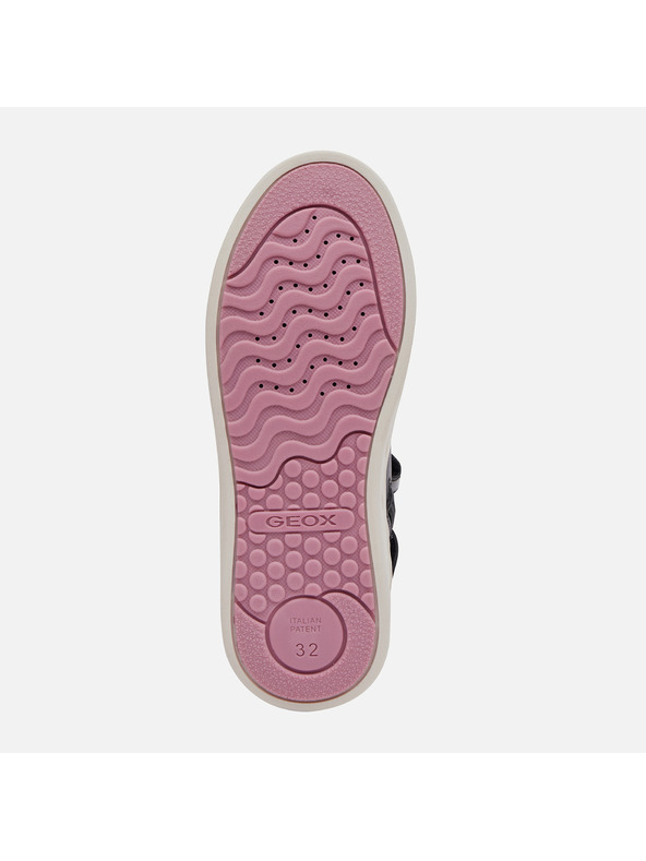 Geox Černé dívčí tenisky Geox Skylin