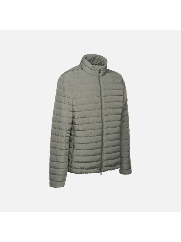 Geox Khaki pánské péřová bunda Geox Warrens