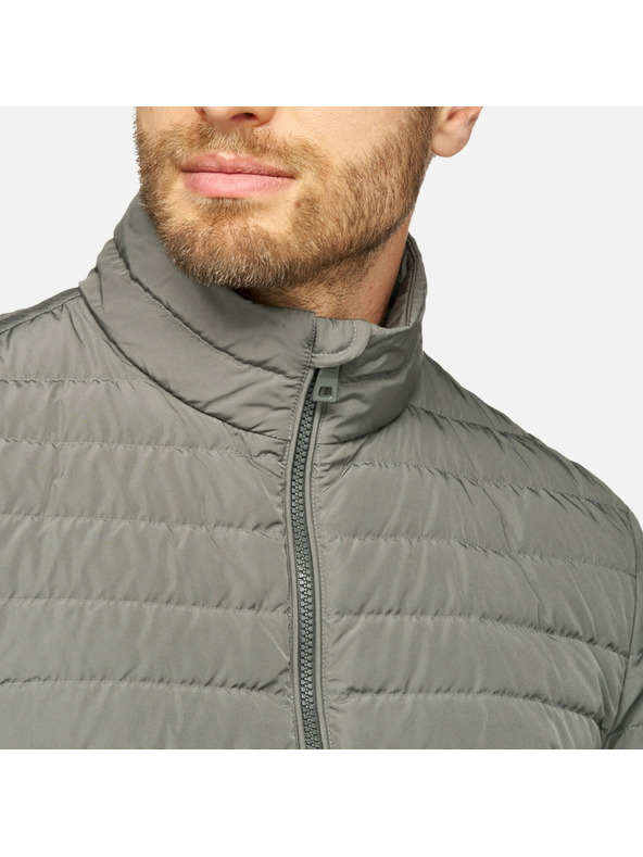 Geox Khaki pánské péřová bunda Geox Warrens