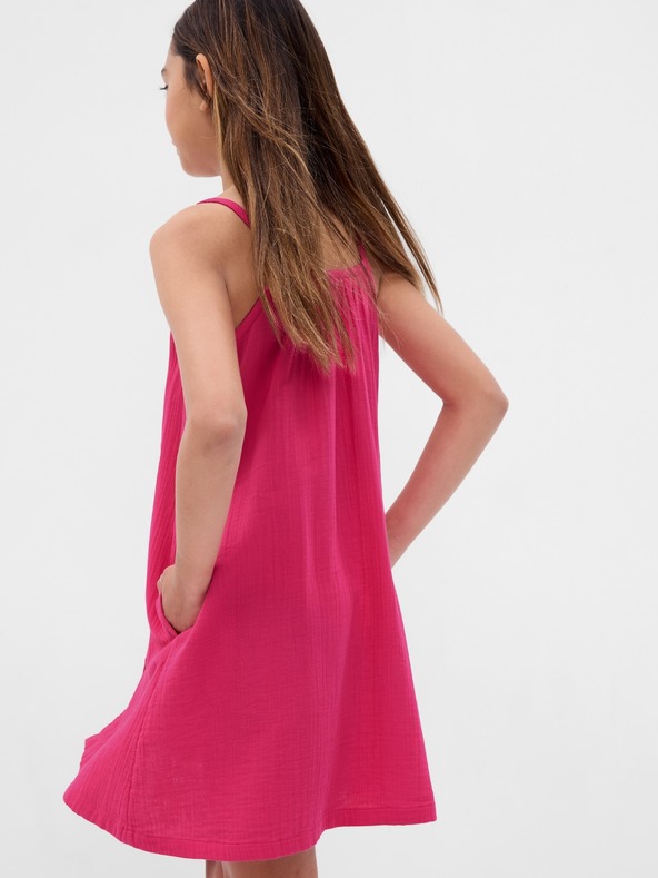 GAP Dětské mušelínové šaty GAP