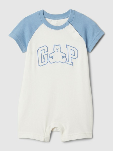 GAP Baby krátký overal s logem GAP
