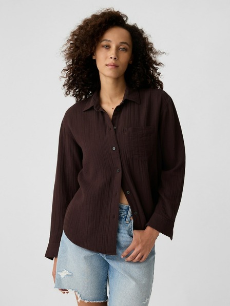 GAP Mušelínová košile oversize GAP