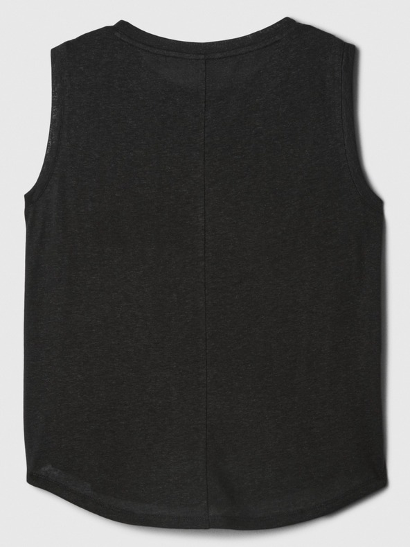 GAP Lněný top bez rukávů GAP